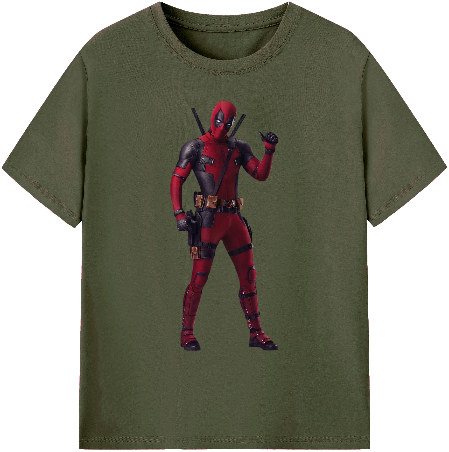 （画像用） Deadpool デッドプール 綿100％ メンズ半袖Tシャツ｜肌触りやわらか＆通気性